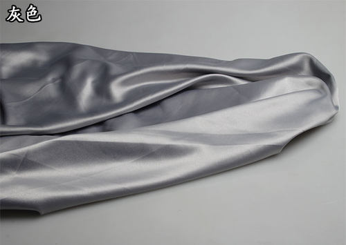 亚光色丁弹力布料服装面料衬衣连衣裙大衣里衬缎面仿真丝绸缎布料 - 图1