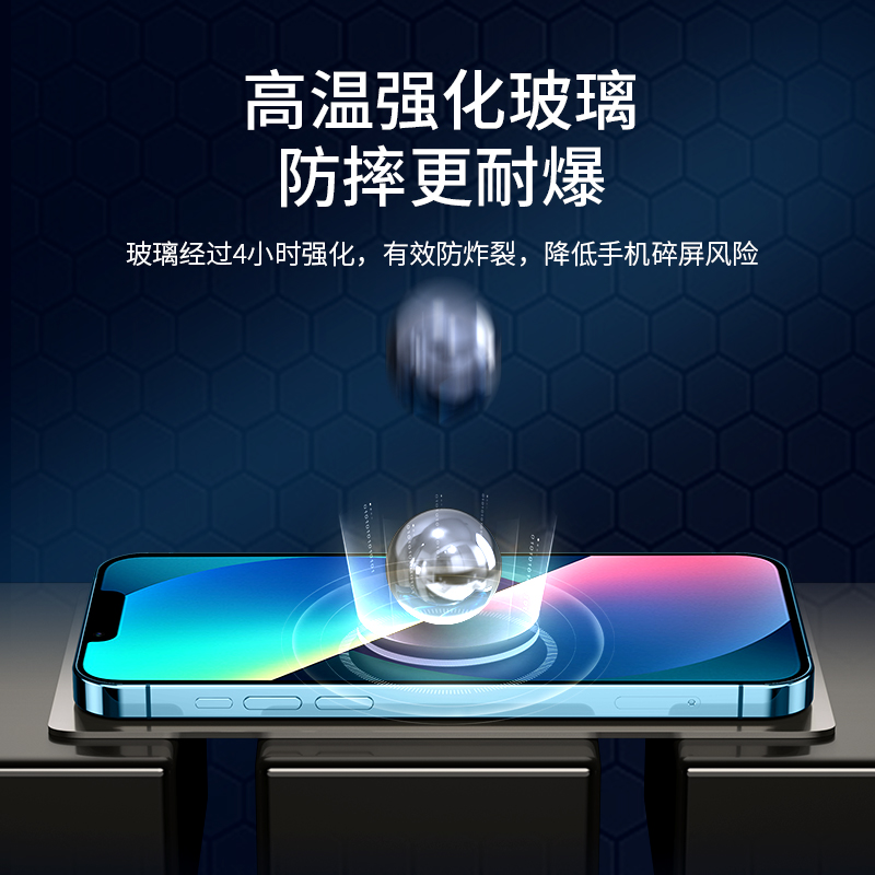 适用苹果13钢化膜iphone15手机膜14pro防窥膜12promax全屏11高清x/xsmax防摔XR贴膜por保护plus新款xs挡pm包8 - 图3