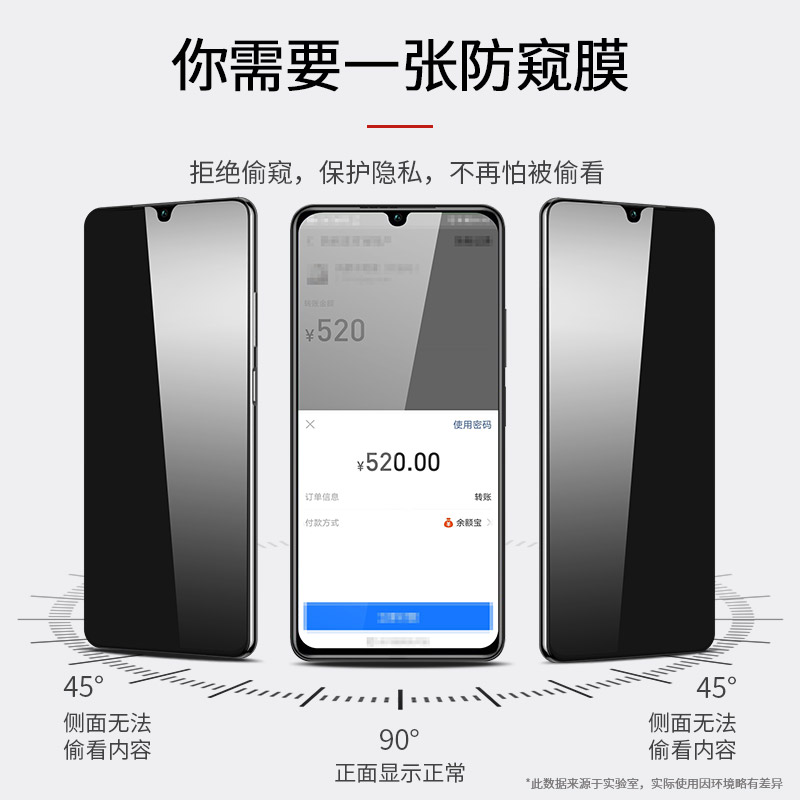 适用华为nova5pro钢化膜nova5防窥膜nova12/11/10手机膜novo9pro全屏8se水凝nava7防偷窥6/5/4保护3i贴膜5por - 图0