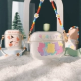 Apple, huawei, оригинальные наушники, совместимый защитный чехол, ретро милая цепь, 3