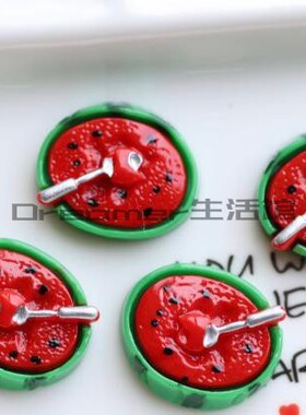 【Dreamer】仿真食玩水果冰沙甜品薯条手机壳头饰树脂配件