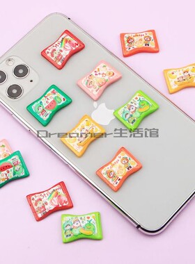 【Dreamer】仿真可爱水果公仔糖果零食袋手机壳头饰树脂配件