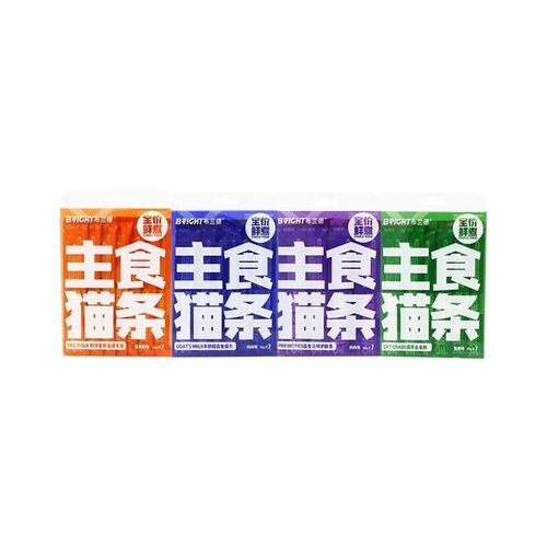 布兰德主食猫条全价鲜煮猫条美毛营养增肥发腮12g*7鸡肉主食餐包 - 图3