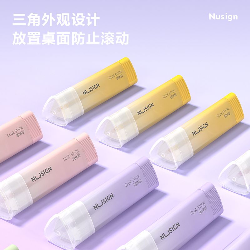 得力无甲醛三角果冻胶棒固体胶办公儿童手工学生用大容量高粘胶棒 - 图1