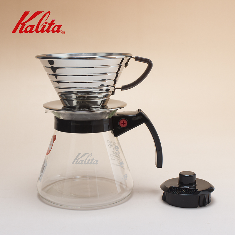 日本kalita 蛋糕滤杯手冲咖啡壶套装家用滴滤式分享壶咖啡过滤杯