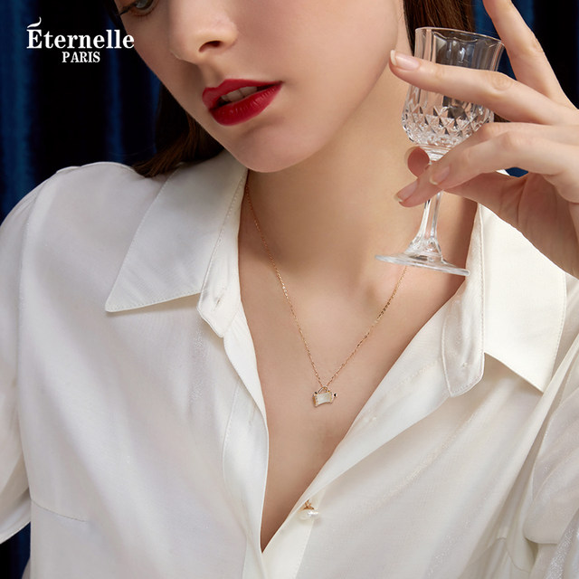 French eternelle jewelry classical Hetian jade silver