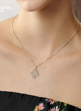 Eternelle法国永恒欧式设计盛典项链轻奢小众高级感复古女锁骨链