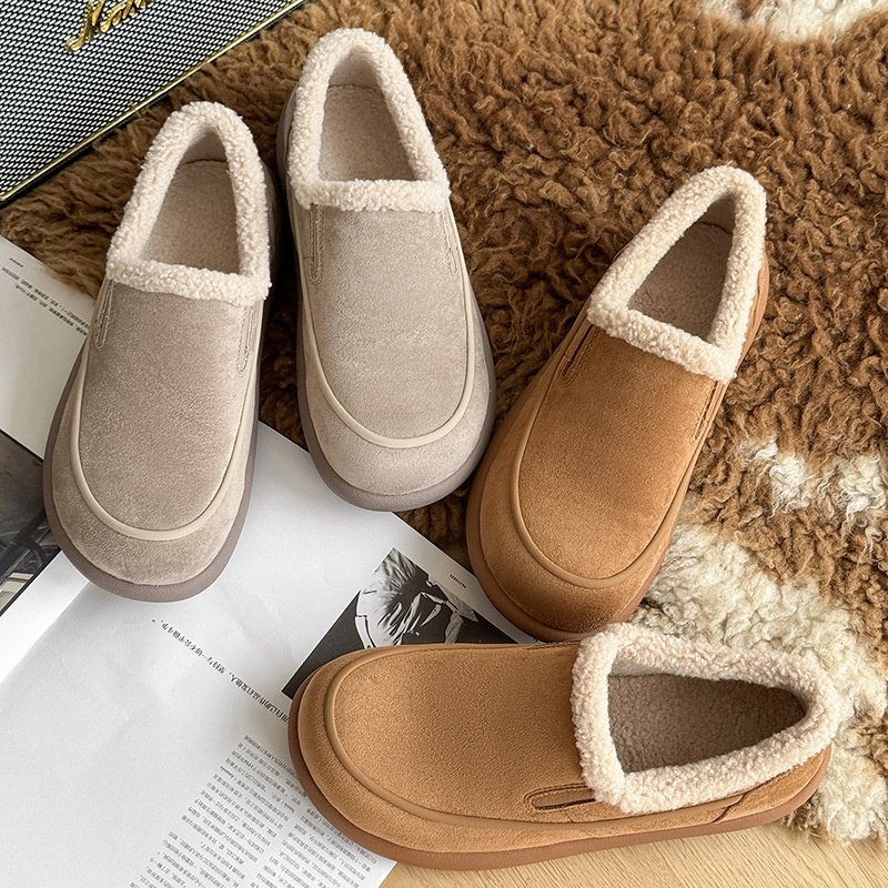 冬季加绒保暖一脚蹬雪地靴勃肯鞋小土豆休闲男乐福加厚棉鞋豆豆鞋,淘宝优惠券,粉丝福利购,淘宝优惠卷