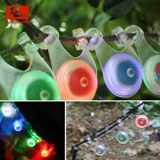 Дорожная силиконовая светодиодная палатка, подвесной светильник, рюкзак, безопасный велосипед, мигающий свет