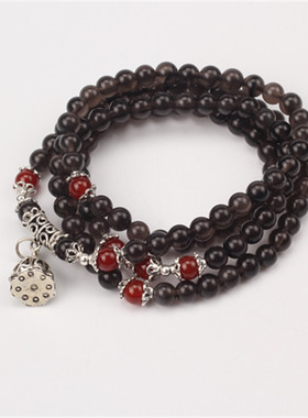 手串黑曜石佛珠手链玉鸣轩