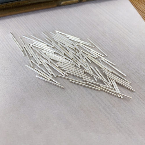 S999足银耳针防过敏耳钉新打耳洞养耳朵纯银耳棒女防闭塞耳棍耳饰 - 图0