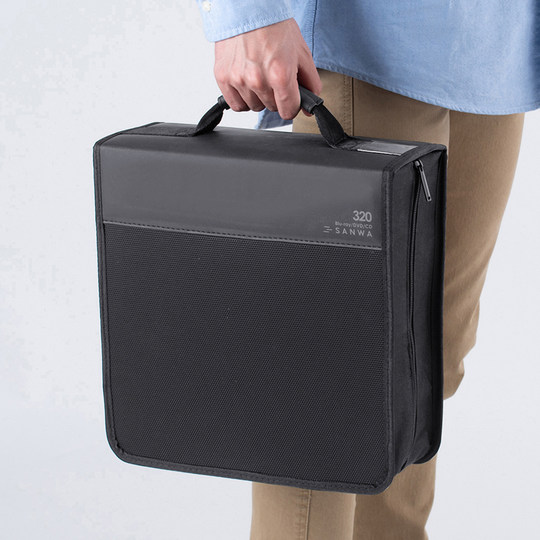 日本SANWA大容量CD盒光盘包游戏蝶片包DVD收纳盒光碟包208片装