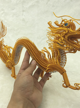 摆件彩色铝线纯手工艺品活动