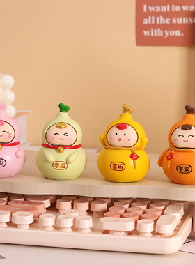 葫芦小摆件桌面装饰公仔