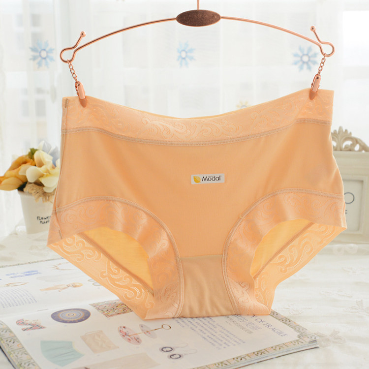 【特价】5条装内裤女 莫代尔舒适新款大码无痕透气中腰无痕内裤女,淘宝优惠券,粉丝福利购,淘宝优惠卷