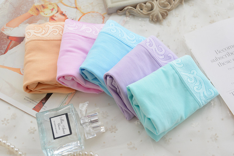 【特价】5条装内裤女 莫代尔舒适新款大码无痕透气中腰无痕内裤女,淘宝优惠券,粉丝福利购,淘宝优惠卷