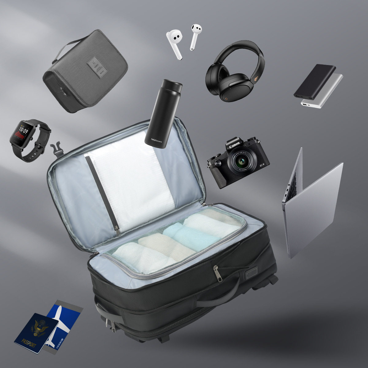 泰格奴双肩包休闲旅行男生书包多功能电脑包大容量背包防水耐磨女,淘宝优惠券,粉丝福利购,淘宝优惠卷