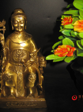 黑老太太妈妈铜像摆件