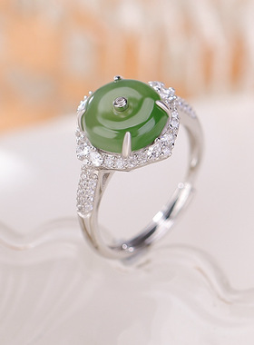 平安扣戒指女本月新品限时优惠