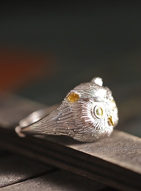 本月新品限时优惠潮酷足银戒指