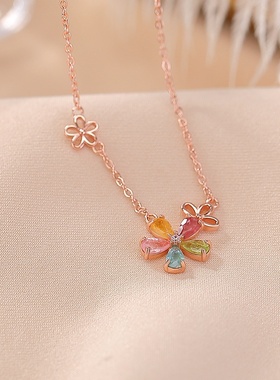 本月新品限时优惠碧玺项链套链