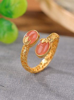 南红玛瑙戒指本月新品限时优惠