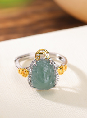 蓝水翡翠戒指本月新品限时优惠