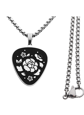 BTS K-Pop band KPOP Guitar Pick Pendant Chain Necklace