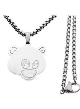 Kanye West yeezus Bear Necklace 侃爷嘻哈项链