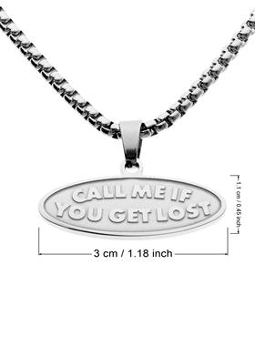Tyler The Creator call me Golf Wang necklace 嘻哈吊坠项链
