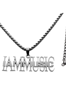 Playboi Carti I AM MUSIC Hip Hop Pendant Chain Necklace