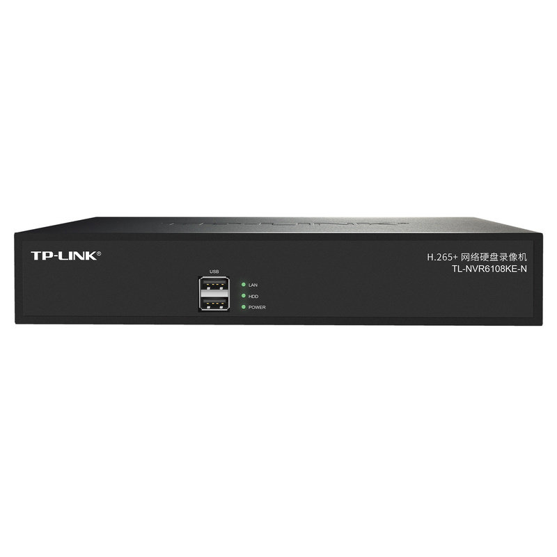 TP-LINK TL-NVR6108KE-N监控8路H.265编码网络安防回看硬盘录像机