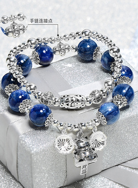 手链ins小众设计925女猫咪吊坠