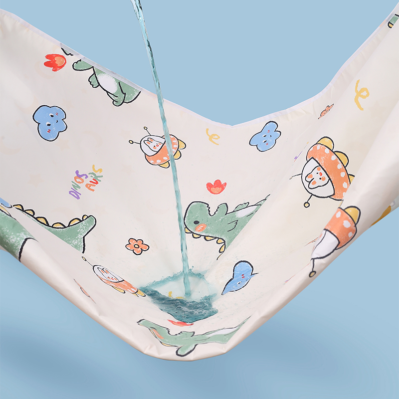 婴儿宝宝儿童床笠款双面用隔尿垫床单大尺寸防水防滑可机洗透气型 - 图1
