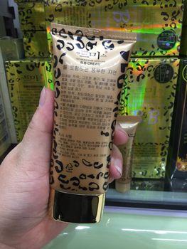 Cute girl fashion cheetah and leopard print bb cream concealer, moisturizing and bright coloring with anti-community 50g, ຂອງແທ້