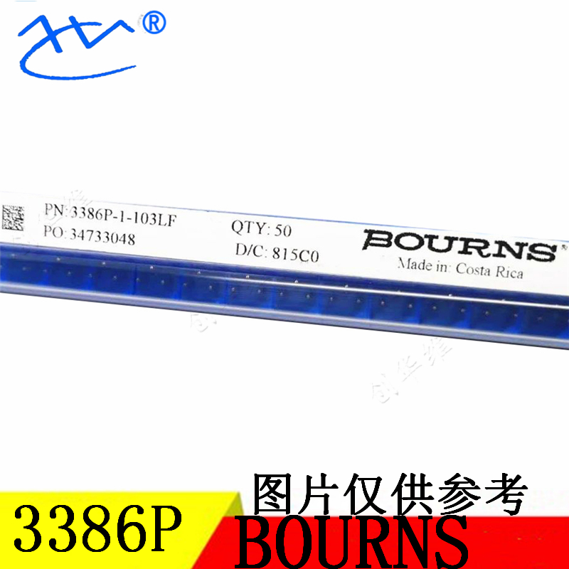 美国进口BOURNS伯恩斯精密可调电阻3386P-1-105LF 电位器 1M - 图1