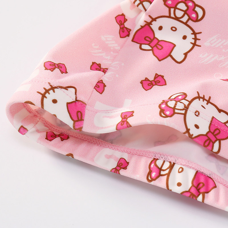 Hello Kitty卡通印花泳帽女童可爱松紧款游泳帽子,淘宝优惠券,粉丝福利购,淘宝优惠卷