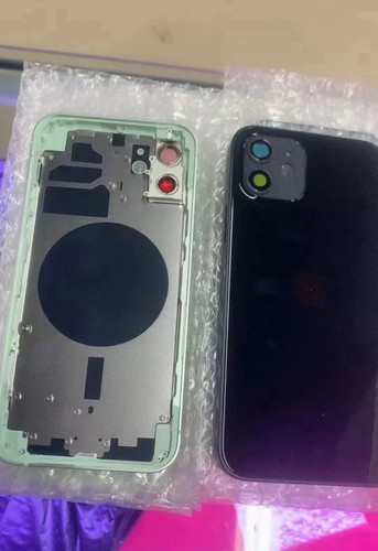 适用于12中框后盖总成后壳一体冷雕玻璃送按键防水胶防尘网磁铁 - 图0