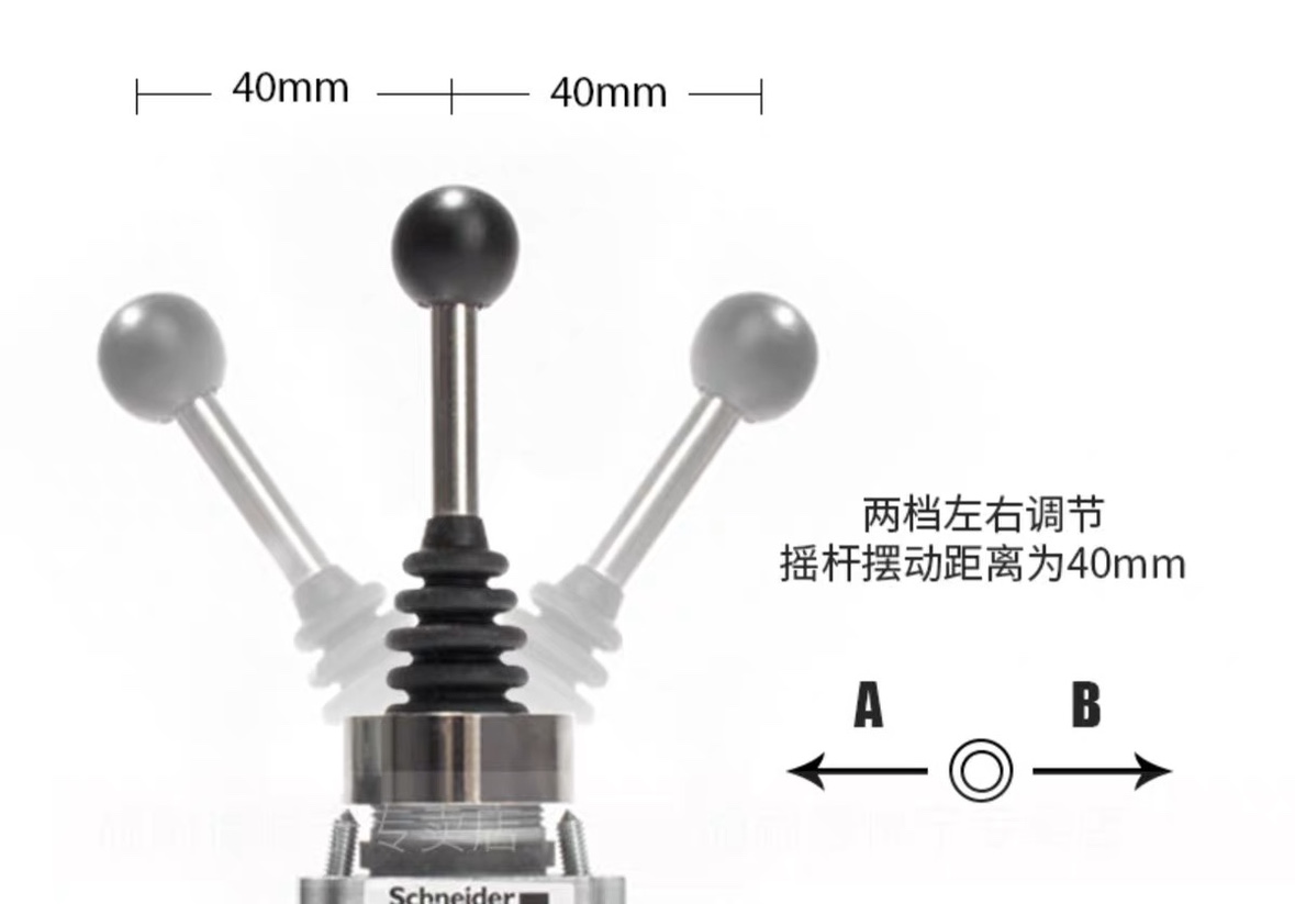 原装十字摇杆主令开关XD2PA12CR自锁双向四向XD2PA24CR自复位 - 图2