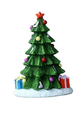 跨境新品圣诞树礼物家居装饰摆件树脂工艺品工厂场景装饰