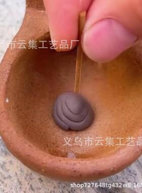 跨境新品 Funny Incense Burner 有趣的香火燃烧器树脂工艺品摆件