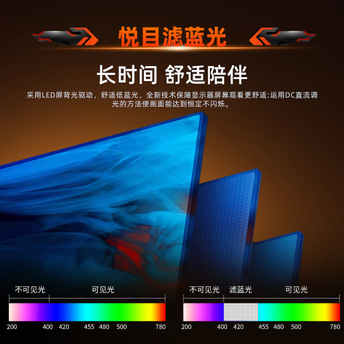 24寸4K电脑显示器27英寸240HZ超薄高清IPS台式液晶办公游戏显示屏 - 图2