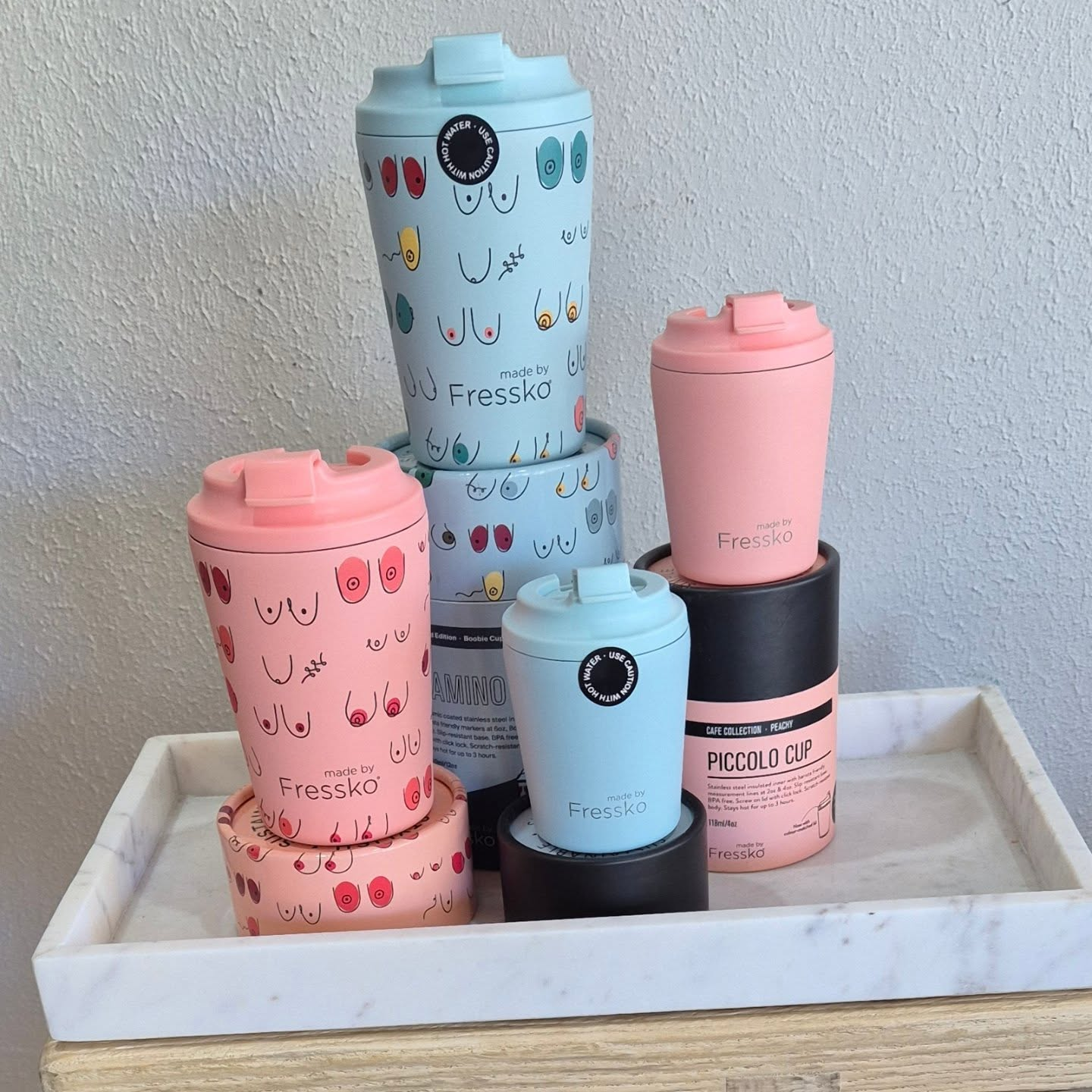 包邮澳洲正品Fressko便携随行咖啡杯保温杯情人节七夕圣诞礼盒装 - 图1