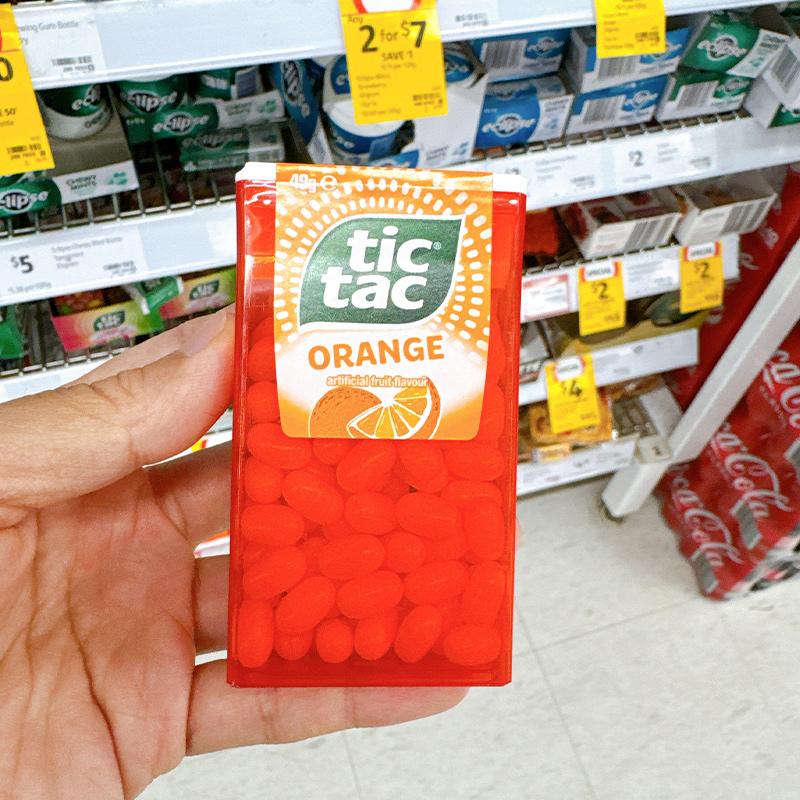 4件包邮澳洲TicTac嘀嗒糖薄荷糖Eclipse水果口味硬糖礼盒装边佑锡 - 图0