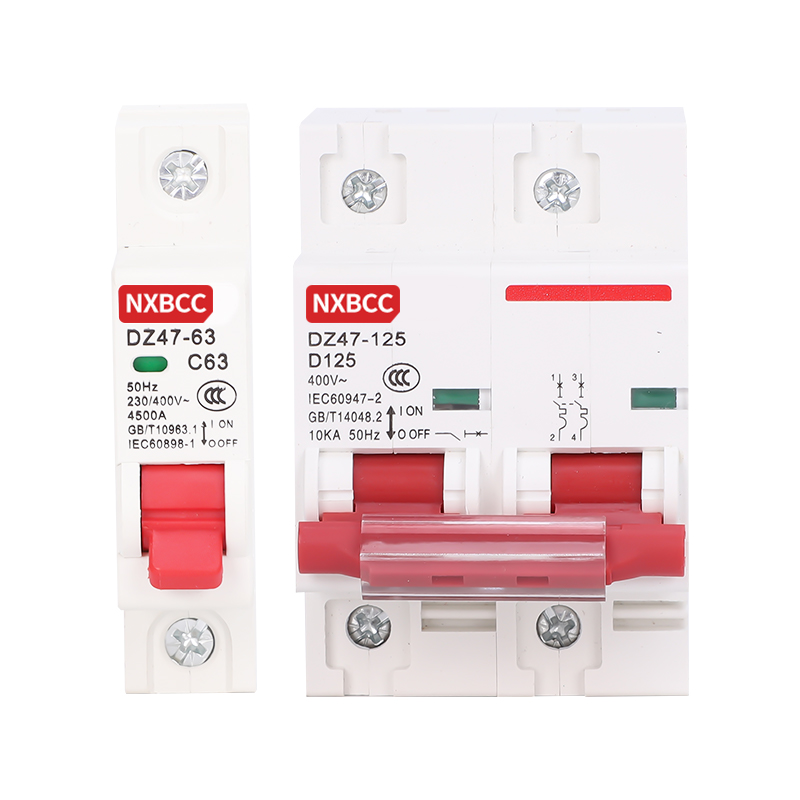2P家用电闸DZ47-63A1P空开3P小型断路器4P100A空气开关125A三相电
