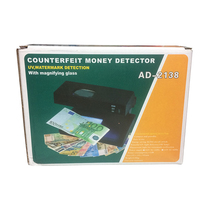 AD2138 Banknote Detector Purple Light Fluorescent Lamp Mini Bench UV Identification Lamp Small portable