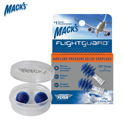 美国MACKS飞机耳塞 航空专用飞行减压耳塞 飞行旅行高速电梯高铁 - 图0