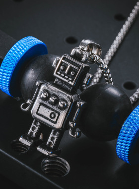 复古做旧街头风配饰毛衣链