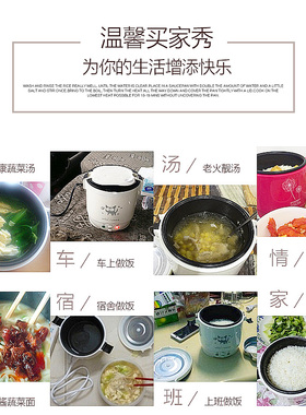 欧之宝迷你电饭煲家用车用