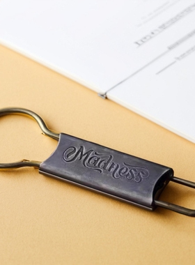 madboys MADNESS METALIZE KEY HOLDER联名黄铜钥匙扣十周年限定